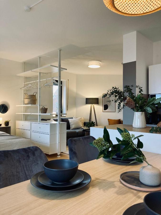 Schickes, Stilvolles Und Helles Apartment In Muenster エクステリア 写真