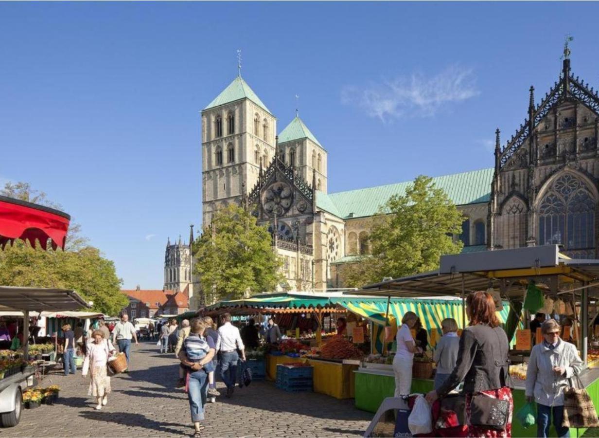 Schickes, Stilvolles Und Helles Apartment In Muenster エクステリア 写真